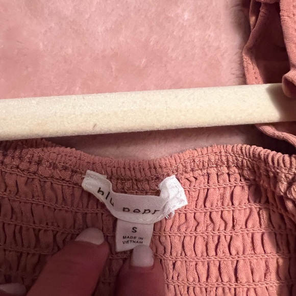 size small tiered dress rust color - Picture 3 of 3